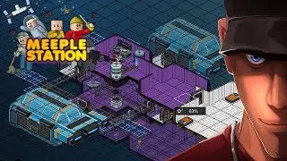 Meeple Station Who needs oxygen anyway? | Let's Play Meeple Station Gameplay