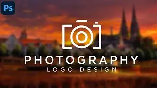 Create Modern Flat Minimalistic Photography Logo in Just 5 Minutes in Photoshop