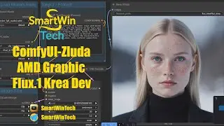 Install ComfyUI ZLUDA on AMD GPUs | Flux.1 Krea Dev Setup (Windows 10/11, 2025) (RX 6900 XT)