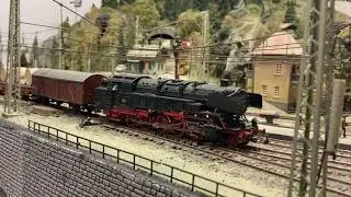 M&auml;rklin digital retrofit mit ESU Sound - es dampft in Langenthal - Modellbahnbetrieb M&auml;rklin H0