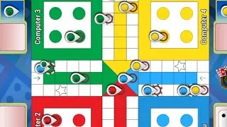 How to win ludo king 👑 | me vs computer | 4 player gameplay 💯 #gamer 