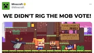 MOJANG RESPONDS TO MINECRAFT MOB VOTE 2023 BACKLASH + SOME MINECRAFT 1.21 NEWS!