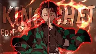 tanjero vs hantengu x king sheet #anime #amvedit