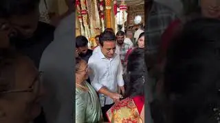 KTR Attended MLC Anji Reddy Son Wedding #ytshorts #ktr #kcr #mlcanishreddy