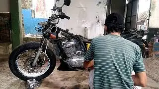 Suzuki thunder 125 modif sederhana irit biaya...bag 1