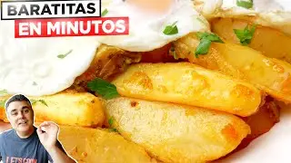 Patatas al ajillo con receta de mi abuela: con huevos (fácil y económica)