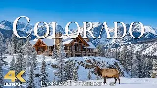 Winter in Colorado 4K | Winter Wonderland of Snowy Rockies, Frozen Valleys & Mountain Silence