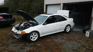 $300 Junkyard Rescue Civic, First Drive