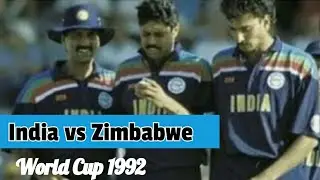 India vs Zimbabwe world cup 1992