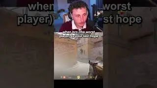He DID try his best! (Not) 💀 #cs2 #funny #reaction #fyp #twitch