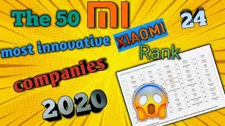 #The 50 most innovative companies of 2020🔥🔥