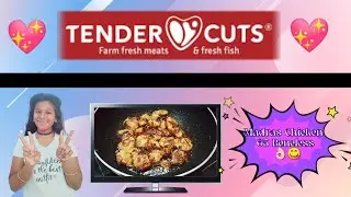 Tender Cuts Ready To Cook 🥰 Madras Chicken 65 Boneless 🤤 Durga Durairajan 🔥 #tendercuts #chicken