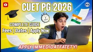 CUET PG 2026 Apply Online | Step by Step Guide Telugu 2026 CUE NTA