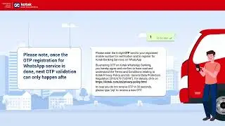 Kotak WhatsApp Banking &ndash; Commercial Vehicle Loan Information now made easy.