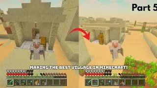 Making the best village in Minecraft!!! #minecraft #minecraftgameplay #viral 