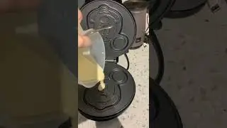 Making Mickey Waffles