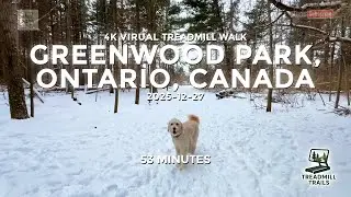 Greenwood Park, Ajax, Ontario, Canada - 4K Virtual Treadmill Walk - 53mins
