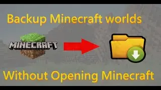 How to backup Minecraft worlds without opening Minecraft (Minecraft Windows 10 Bedrock edition) 2023