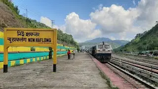 55615 Guwahati - Silchar First Passenger departing from New Haflong