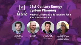 21st Century Energy System Planning - Webinar 2: Demand-side solutions for a least-cost transition