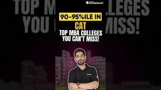 Scoring 90 to 95%ile in CAT? 🤔 Top MBA Colleges You&rsquo;ve Never Heard Of 🏫 | #shorts