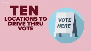 Drive-thru voting: Here's what you need to know