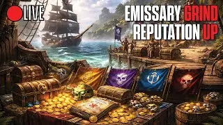Sea of Thieves Hindi LIVE 🎖️ Emissary Grind & Commendations | Progress & Pirate Life