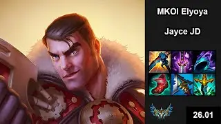 MKOI Elyoya (Jayce) vs (Jarvan IV) - EUW Challenger - New season Patch 26.01