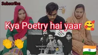 Indian Reaction to Murshid Nazam By Afkar Alvi | Afkar Alvi Poetry | Sad Urdu Poetry | Nomadic RK