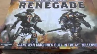 Imperial Knights Renegade - unboxing (WH40K)