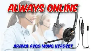 Arama A800 Mono Headset with Mic Review