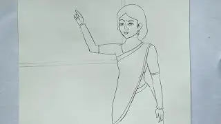 how to draw a school teacher