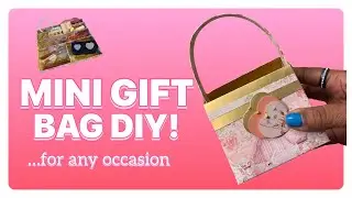 MINI VALENTINE TOTE BAG DIY: QUICK GIFT BAG TUTORIAL & WHATS IN MY CRAFT CADDY
