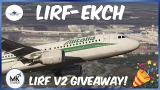 Giveaway!! MK LIRF V2 LIRF-EKCH Fenix A320 LIVE [DLSS 4.5 Test] #msfs2024  #giveaway  #shorts