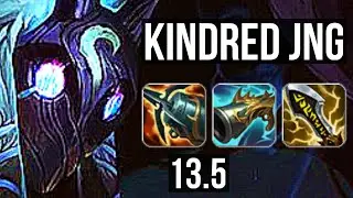 KINDRED vs ELISE (JNG) | Quadra, 67% winrate | KR Master | 13.5