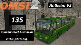 Ahlheim V5 - 135 (Tillmannsdorf Altenheim - Erckenfeld S-Bhf) - VanHool AG700 | [FR] OMSI 2 PC