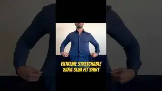 Zara Slim Fit Extreme Stretch Shirt: The Ultimate Comfort! #mensfashion #zara #casualmenswear