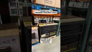 Рабочий стол PERMASTEEL 46 дюймов на колесах в Costco! 🔥🛠️ Прочный и с множеством функций!