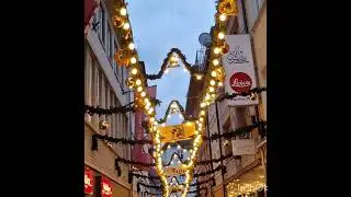 Weihnachtlicher Spaziergang durch Würzburg. 