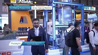 China Refrigeration Exhibition | Snowman's Ice Making Product Area