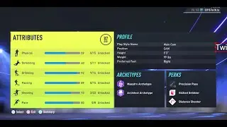 fifa 22 Pro clubs Cam build 87 rated #fifa22 #proclubs
