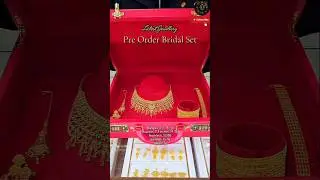 Luxurious bridal Gold jewellery set 🔥❤️ #bridaljewellery #luxury #viral  #tiktok #fashion #shorts
