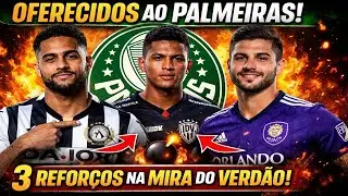 💣🔥 BRENNER, PATRIK MERCADO E MARTÍN OJEDA OFERECIDOS AO PALMEIRAS! VERDÃO NA MIRA! 💚😱