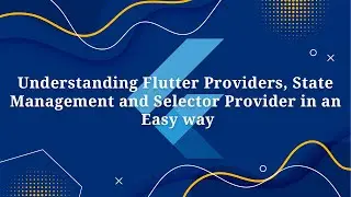 Understanding Flutter Providers, State Management and Selector Provider in an Easy way