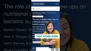 Bariatric Dietitians = more results?!