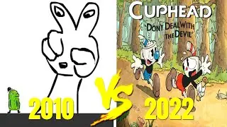 EVOLU&Ccedil;&Atilde;O do Cuphead 2010-2022