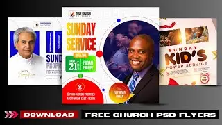 FREE PSD Church Flyer Files - Fully Editable | WORD: The name 