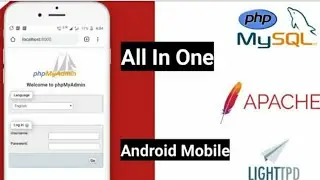 How to Use Php, MySQL, Apache Android mobile..#mysql #windows