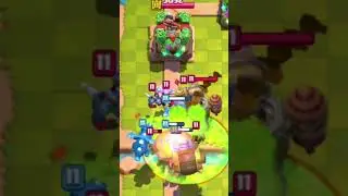 Revenge with a career ending comeback against a goblin giant spammer while BMing. #clashroyale