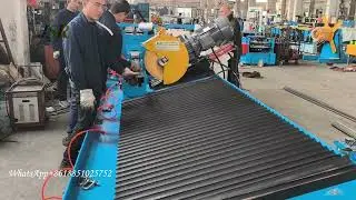 step beam roll forming machine for storage racks